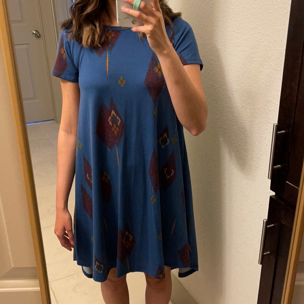LulaRoe Carly Swing Dress size XXS